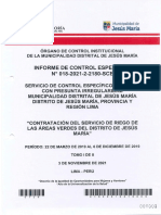 Contratación Del Servicio de Riego de Las Áreas Verdes Del Distrito de Jesús María