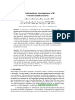 Desenvolvimento de Uma Impressora 3D Economicamente Acessivel Thierry Barbosa Dos Santos