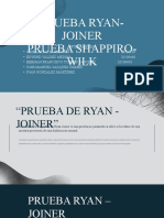 Prueba Ryan-Joiner Prueba Shappiro - Wilk