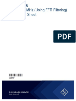 R&S Nrq6 Aclr 100 MHZ (Using FFT Filtering) Application Sheet