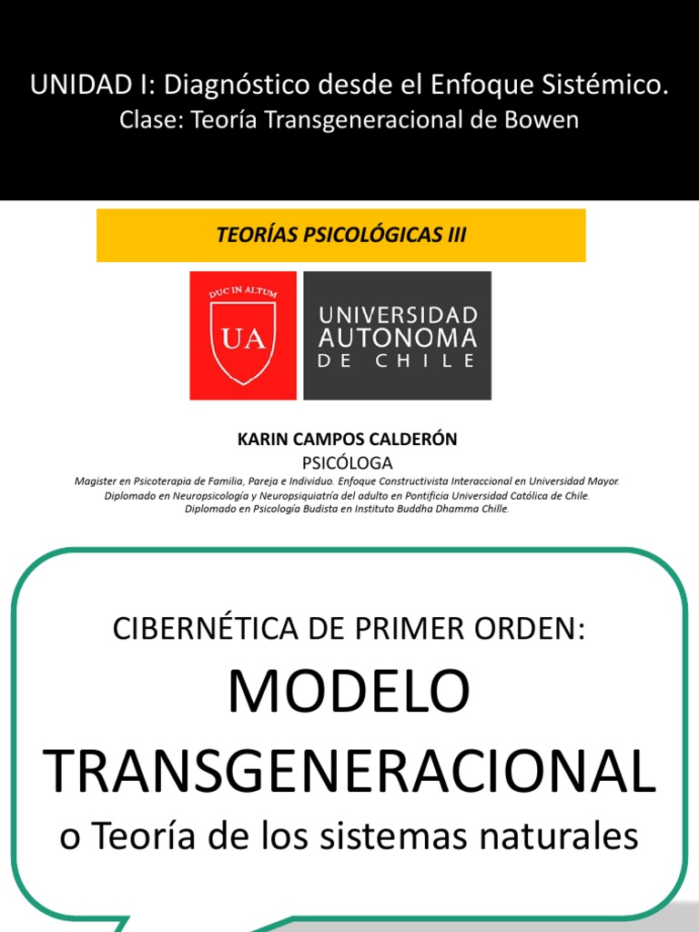 Arriba 55+ imagen modelo transgeneracional pdf