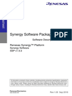 r01ds0334eu0100 Synergy Ssp v150 Sw Desc Datasheet