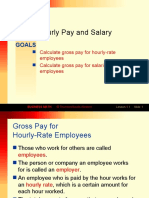Hourly Pay and Salary: Goals