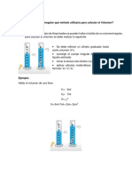 ¿Si Tuviera Un Sólido Irregular Qué Método Utilizaría para Calcular El Volumen?