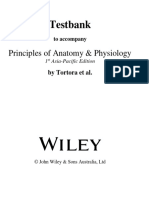 Testbank: Principles of Anatomy & Physiology