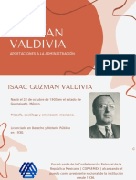 Isaac Guzam Valdivia Aportaciones A La Administración