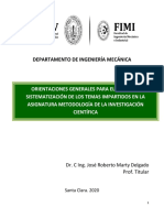 Metodologia de La Investigación. Guia para El Estudio y Consolidacion de Temas