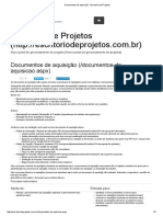 Documentos de aquisição - Escritorio de Projetos