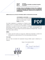 Cumple Con Pago Inicial de 400.00 Soles Segun Principio de Oportunidad, Caso 525-2021, Jhon Emanuel Leon Bueno