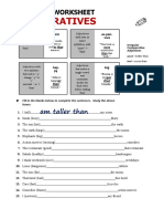 Comparatives: Grammar Worksheet