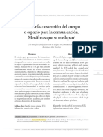 La Interfaz - Extensón Del Cuerpoo Espacio para La Comunicación