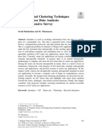 Semantics and Clustering Techniques For IoT Sensor Data Analysis