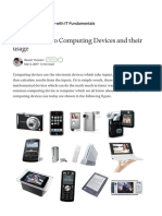 Introduction To Computing Devices and Their Usage - by Baseer Hussain - Computing Technology With IT Fundamentals - Medium