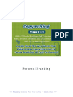 Personal Branding: Amazing Content For Your Sites - Click Here