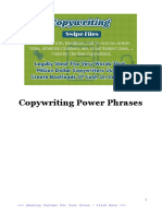 21-Copywriting Power Phrases