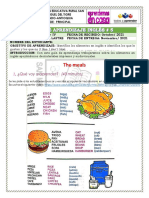 Guía de Aprendizaje Inglés #5. 3°. Semana Del 4 Octubre Al 15 de Noviembre