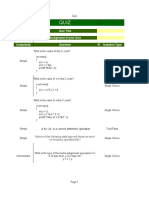 Quiz Title Background of Your Quiz Complexity Qu Question Type