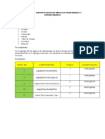 Practica 1. Identificacion de Mezclas Ho