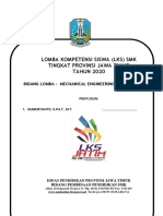 Dokumen Lomba Kompetensi Siswa SMK Tingkat Provinsi Jawa Timur Tahun 2020 Bidang Mechanical Engineering CAD/CADD