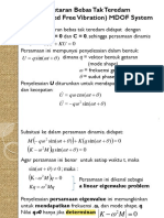 MDOF_2 Undamped free vibration