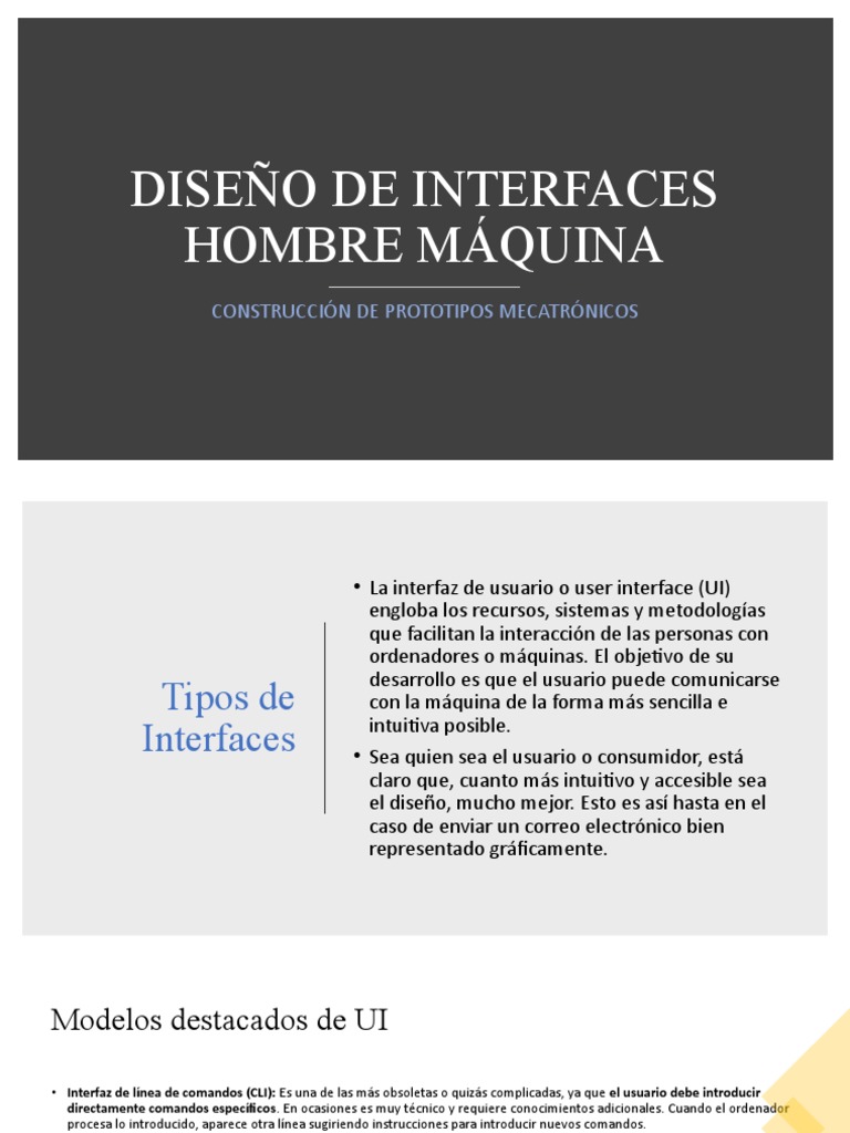 Tipos y Usabilidad de Interfaces de Usuario | PDF | Usabilidad ...
