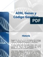 PresentaciÃ³n 2 I Parcial ADN, Genes y Codigo genetico