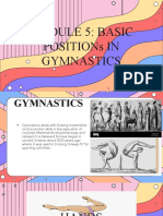 Module 5: Basic Positions in Gymnastics