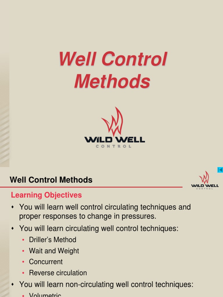 Well Control Methods | PDF | Casing (Borehole) | Oil Well