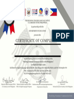 Tgcip Certificate of Completion