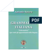 Grammatica Italiana Schematica