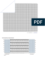 Knitting Graph Paper and Design Worksheet