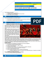 Introduction To Dance and Rhythmic Activities: Study Guide For Module No. 2