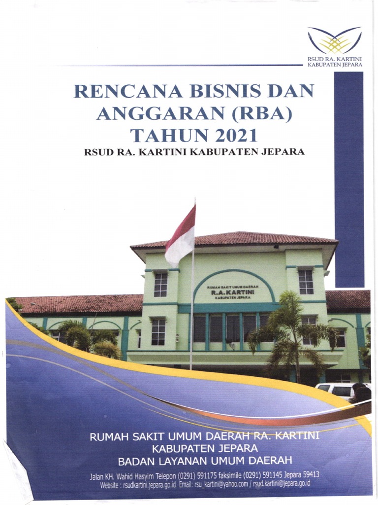 RBA RSUD RA. Kartini Kabupaten Jepara 2021 | PDF