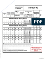 FC' 3000 Psi (20.7 Mpa) : Primary Reinforcement Grade 40 (Grade 280)