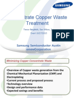 Concentrate Copper Waste Treatment: Samsung Semiconductor Austin Emewcorporation