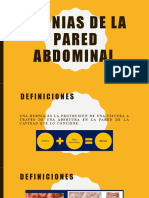 Hernias de La Pared Abdominal