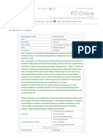 RTI Online - View Status Form