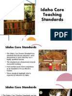 Education Capstone - Idaho Core Teacher Standards
