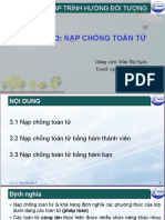 Nguyên Lý Lập Trình Hướng Đối Tượng