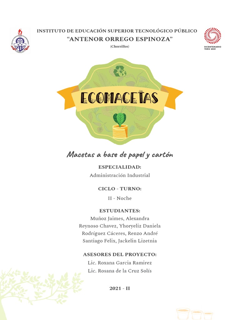 ECOMACETAS | PDF | Residuos | Reciclaje