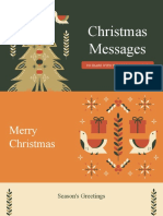 Green and Orange Folksy Christmas Greeting Card Collection Christmas Presentation (1)