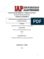 La importancia de la inversión pública y privada en el Perú