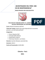 Análisis de la gran depresión de la economía peruana: ¿una tormenta perfecta