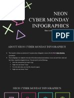 Neon Cyber Monday Infographics: Here Is Where This Template Begins