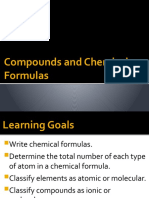 Compounds and Chemical Formulas