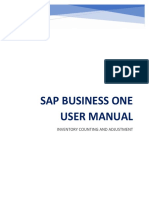 Inventory Counting and Adjustment