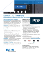 Eaton 9130 Tower UPS: Product Brochure