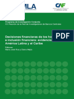 Decisiones Financieras de Los Hogares e Inclusion Financiera