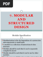 Modular AND Structured Design