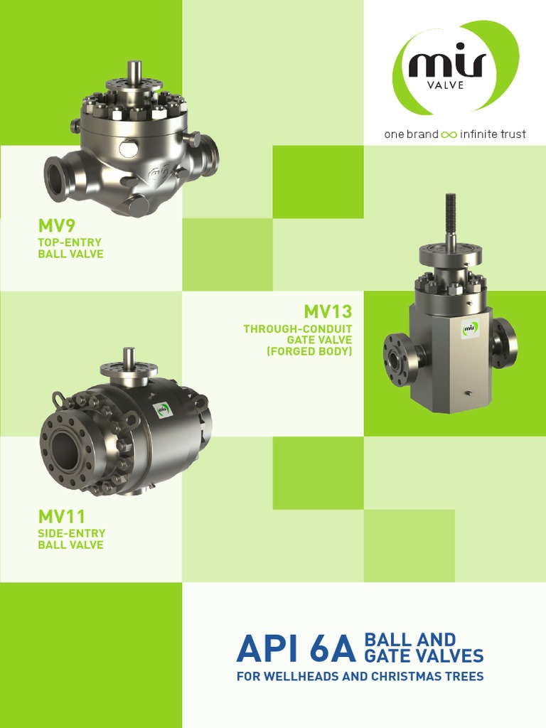 Api 6a Ball And Gate Valves Pdf Valve Bearing Mechanical